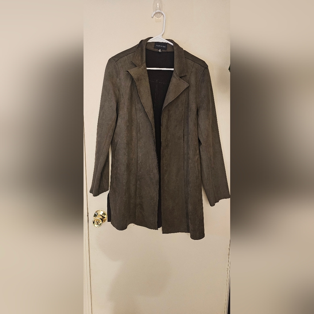 Premise Green Trench Coat